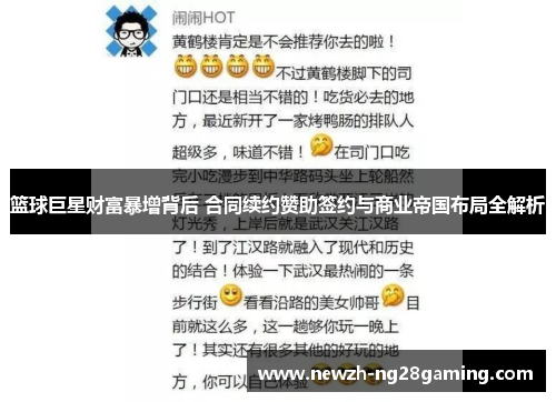 篮球巨星财富暴增背后 合同续约赞助签约与商业帝国布局全解析